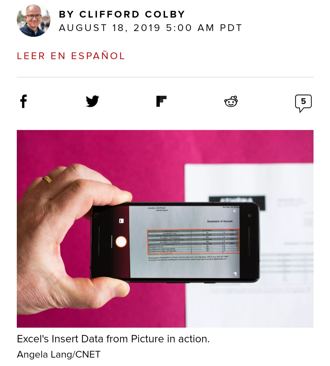 Use your phone to turn a photo of data into an Excel spreadsheet in a snap  - FIAKS